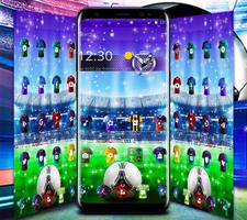 Football Team Jersey World Theme الملصق