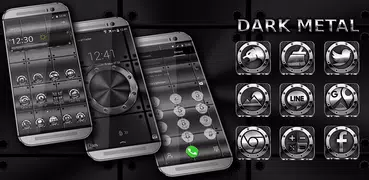 Dark Metal HD LauncherTheme