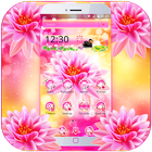 Beautiful Pink Lotus Theme icône