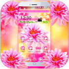 Beautiful Pink Lotus Theme Zeichen