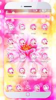 Beautiful Pink Lotus Theme スクリーンショット 1