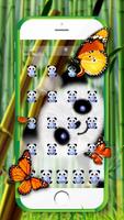 China Panda Smile Cute Theme Affiche