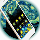 Van Gogh Star theme آئیکن