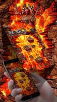Burning Lava Theme syot layar 1