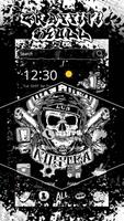 Hip Hop Graffiti Skull Theme تصوير الشاشة 2