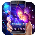 Vivid butterfly Neon theme APK