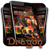 Android 用の フレイムドラゴンのテーマの壁紙クールな暗い溶岩竜のブレス Apk をダウンロード
