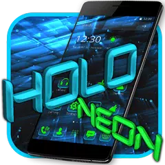Holo Launcher Black Tech Theme APK download