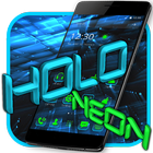 Holo Launcher Black Tech Theme Zeichen