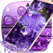 Purple Water Drops Theme