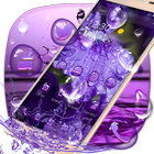 Icona Purple Water Drops Theme