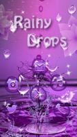 Purple Water Drops Theme Ekran Görüntüsü 2