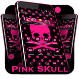 Pink Skull Theme أيقونة
