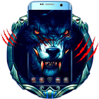 Scary Wolf tàn nhẫn đêm tối Spike King Theme biểu tượng