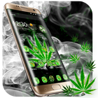 (FREE)Weed Rasta Smoke Theme ícone