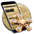 (FREE) glitter animated fidget Spinner Theme