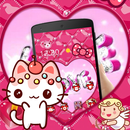 Kitty Pink Lovely Princess Theme APK