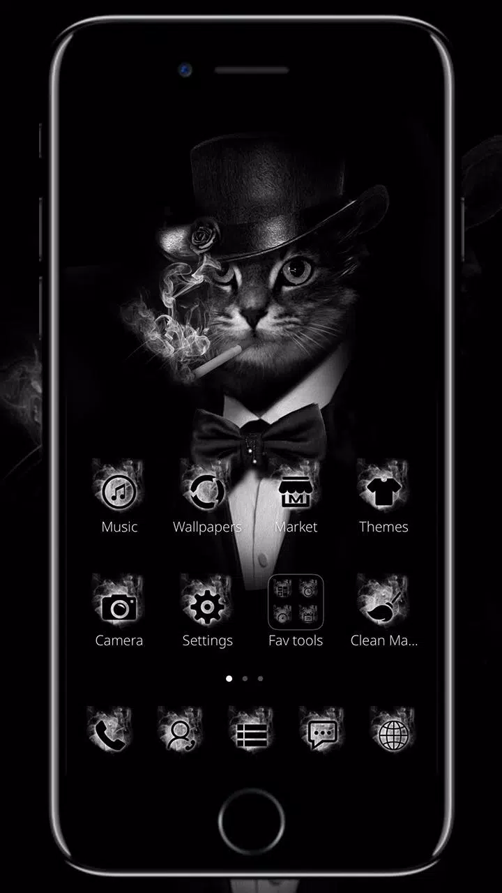 Black Cat Theme Black Cat Black Background Apk Pour Android Telecharger