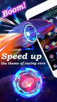 Speed up the theme of racing cars-poster