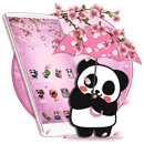 Hugging Cute Panda 2D Theme APK
