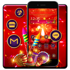 Happy Diwali Mobile Theme ícone