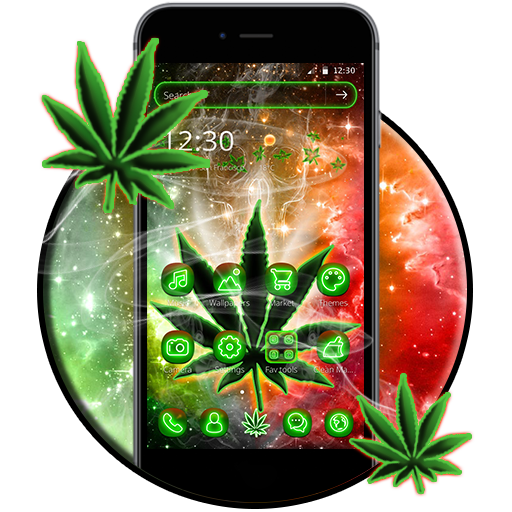 Dynamic weed Leaf Themes 2D