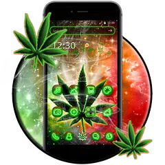 Dynamic weed Leaf Themes 2D
