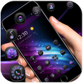 purple fusion light cool 3D theme