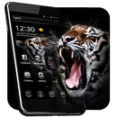 Schwarz Tiger Thema & Sperren Bildschirm APK