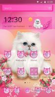 Pink Cute and Lovely Kitty Theme-poster