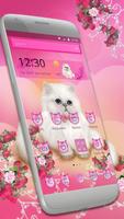 Pink Cute and Lovely Kitty Theme screenshot 3