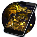 Golden Dragon Theme & Lock Screen APK