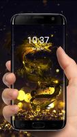 Golden Dragon Theme & Lock Screen screenshot 1