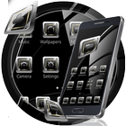 Mirror black glass theme  Low profile icon