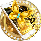 Golden Dancing Girl Butterfly Theme icon