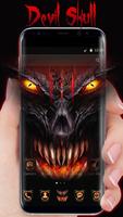 Horror Devil Skull Blood King Theme Plakat