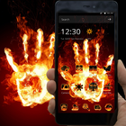 Fire Kung Fu Palm Theme أيقونة