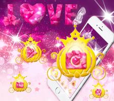 Pink Love diamond Castle Theme poster