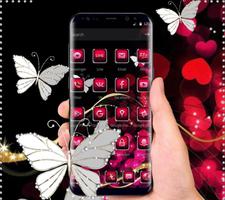 Neon Color Butterfly Diamond Theme 截图 2