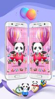 China Pink Panda Dancing Cute Theme screenshot 2