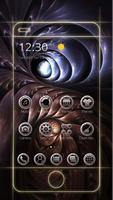 Metal material art spiral theme Black hole スクリーンショット 1