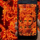 Skull Armlet Hell Fire Theme Cool Sparkly أيقونة
