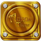 Aurum Gold & Diamonds Premium Launcher Theme icon