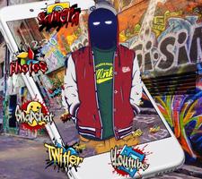 Graffiti Ghost Hip Hop Wallpapers & Lock Screen plakat