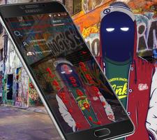 Graffiti Ghost Hip Hop Wallpapers & Lock Screen capture d'écran 3