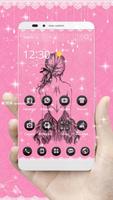 Pink Black Pretty Girl Skirt Theme 截图 2