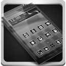 Luxury Black Silver Theme APK