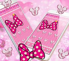 Pink Diamond Minny Bowknot Theme 截圖 1