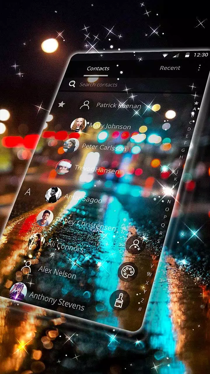Android 用の シンプルで美しい雨ミッドウェイのテーマロマンチックで雨の多い街の壁紙 Apk をダウンロード