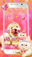 Cute Pinky Pets Theme-poster